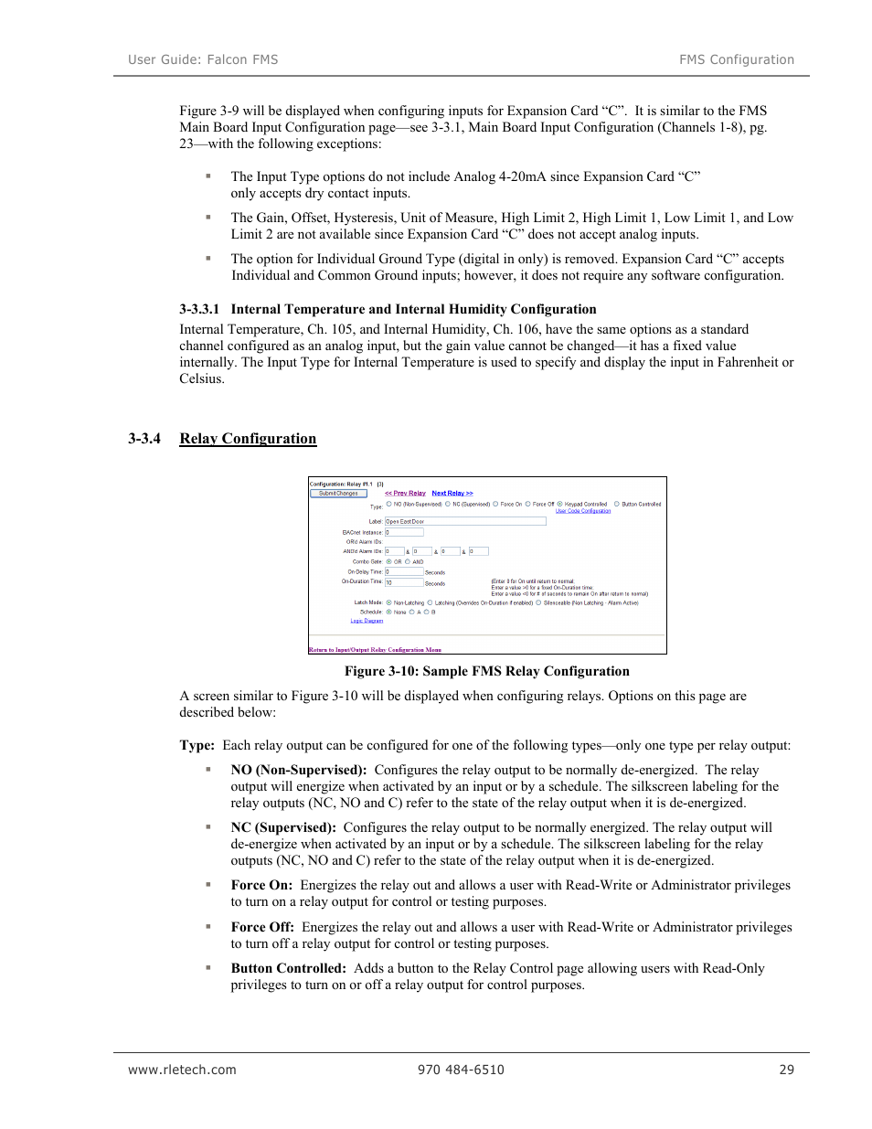 RLE Falcon EM User Manual | Page 43 / 146