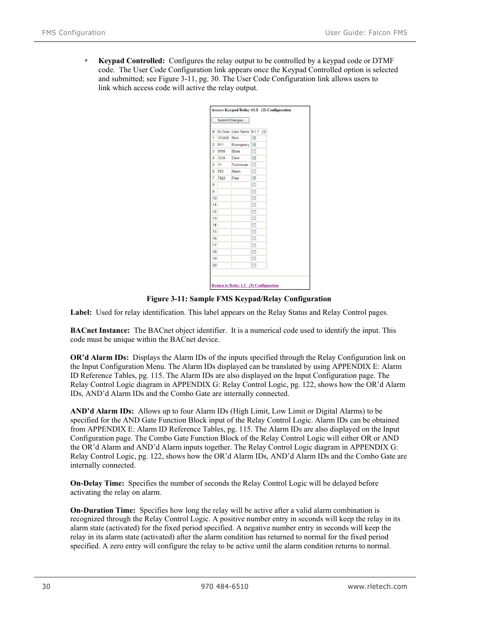 RLE Falcon EM User Manual | Page 44 / 146