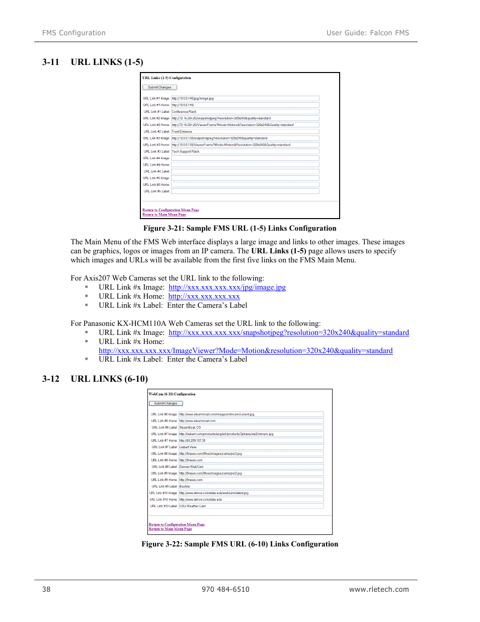 RLE Falcon EM User Manual | Page 52 / 146