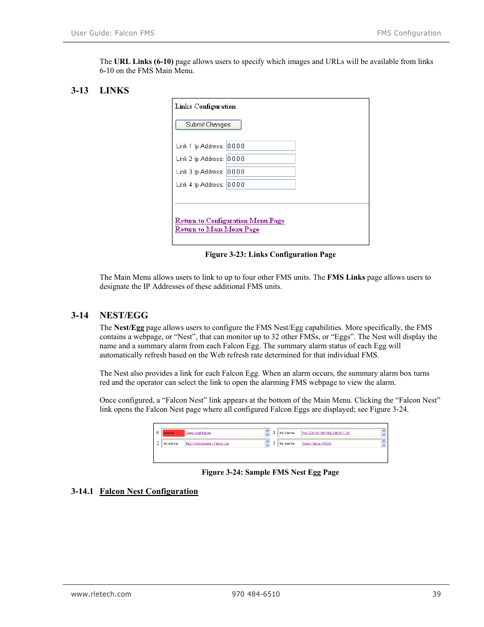 RLE Falcon EM User Manual | Page 53 / 146