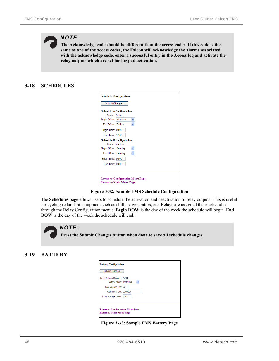 RLE Falcon EM User Manual | Page 60 / 146