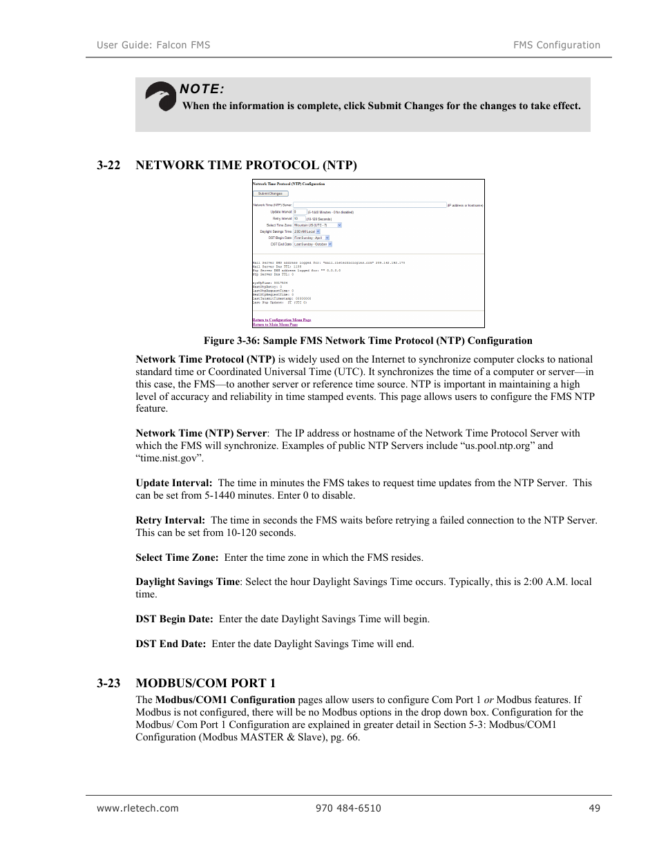 RLE Falcon EM User Manual | Page 63 / 146