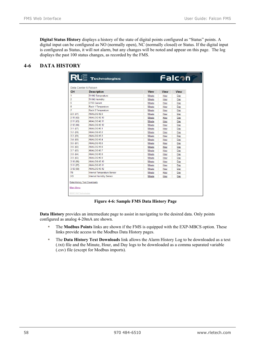 RLE Falcon EM User Manual | Page 72 / 146