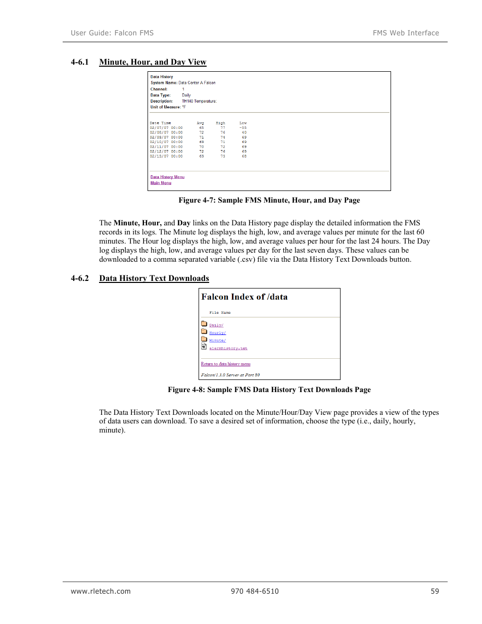 RLE Falcon EM User Manual | Page 73 / 146