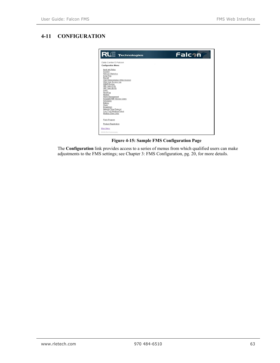 RLE Falcon EM User Manual | Page 77 / 146