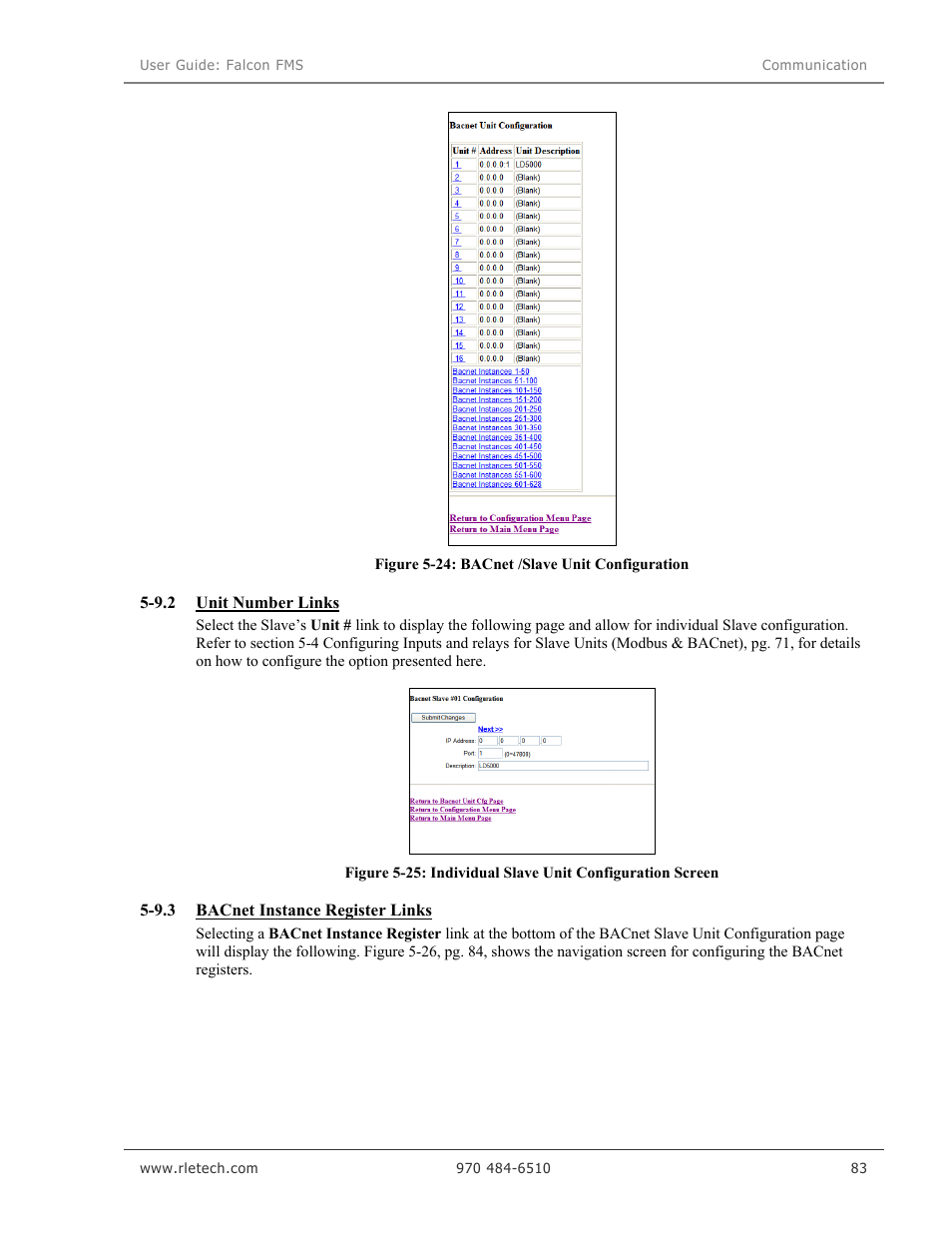 RLE Falcon EM User Manual | Page 97 / 146