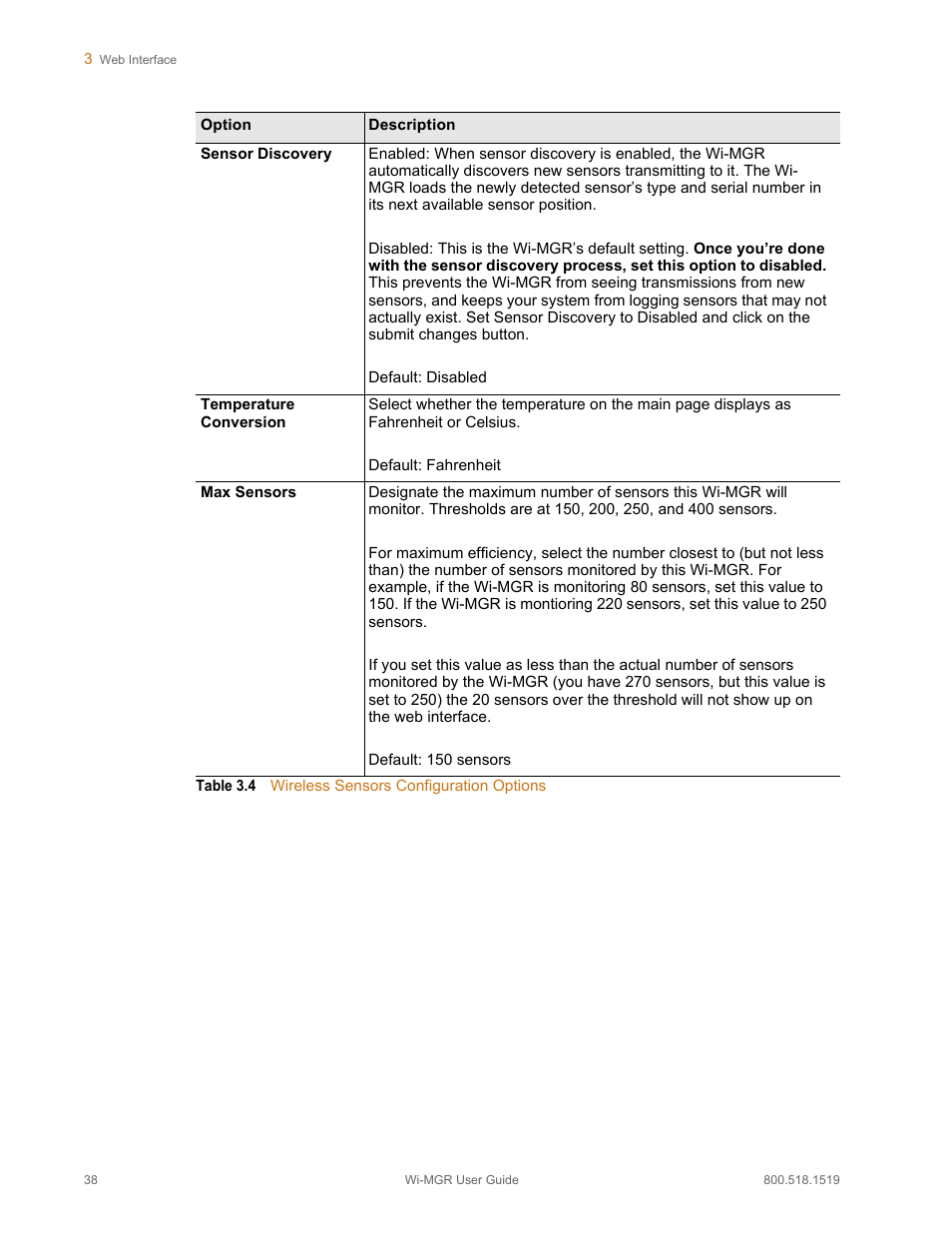 RLE Wi-MGR V.1.6 User Manual | Page 38 / 74
