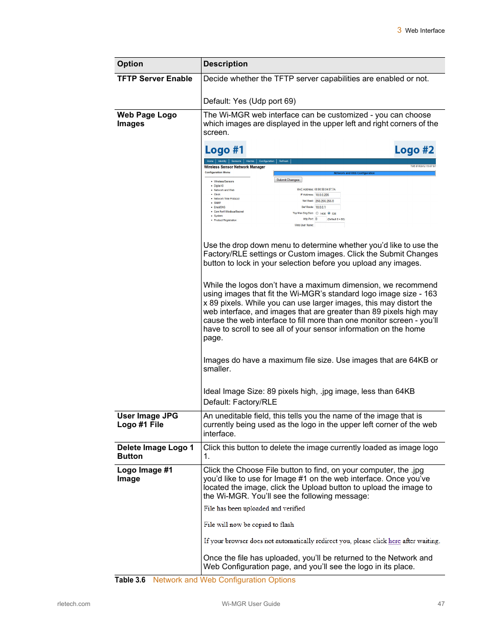 RLE Wi-MGR V.1.6 User Manual | Page 47 / 74