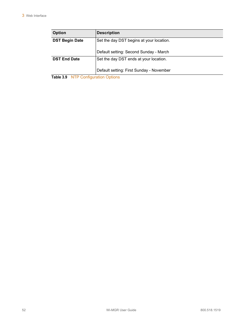 RLE Wi-MGR V.1.6 User Manual | Page 52 / 74