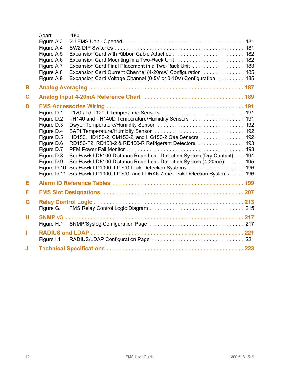 RLE FMS V.1.13 User Manual | Page 12 / 226