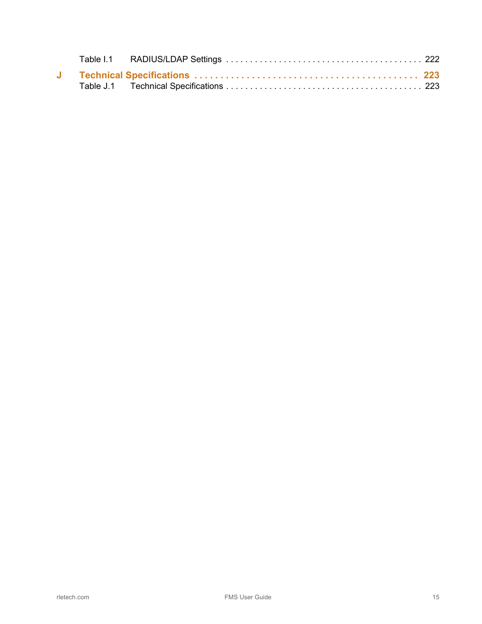 RLE FMS V.1.13 User Manual | Page 15 / 226