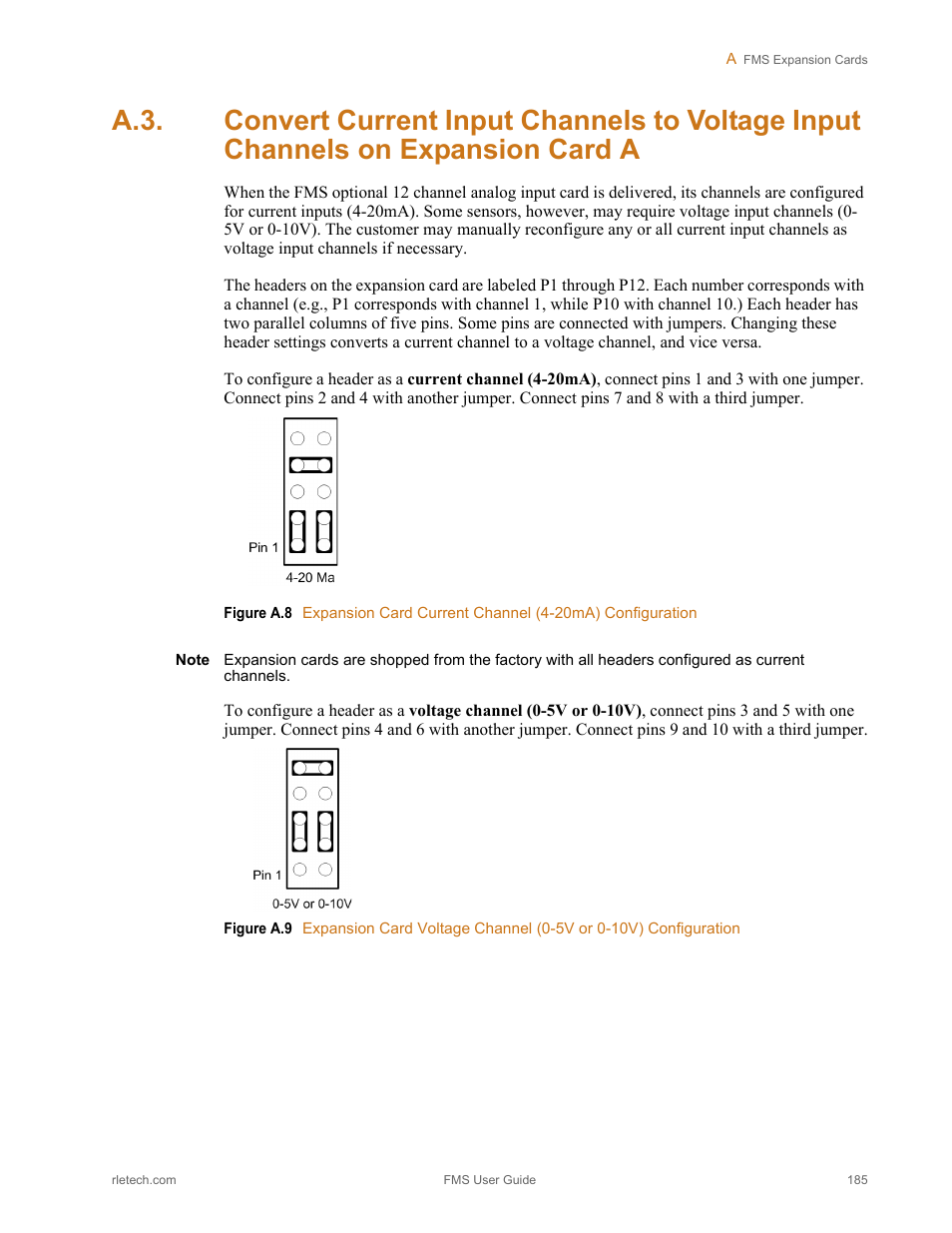 Figure a.8, Figure a.9 | RLE FMS V.1.13 User Manual | Page 185 / 226