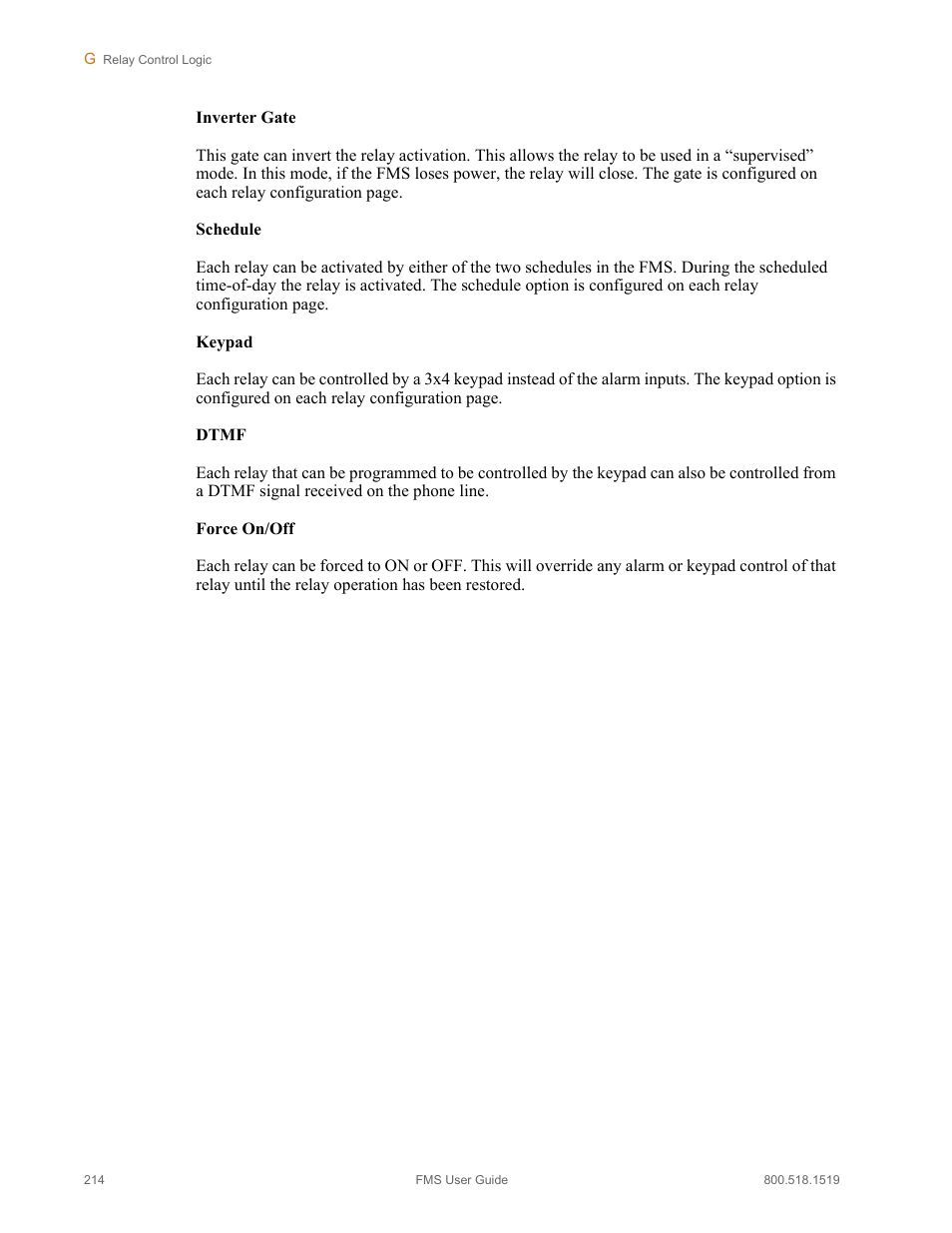 RLE FMS V.1.13 User Manual | Page 214 / 226