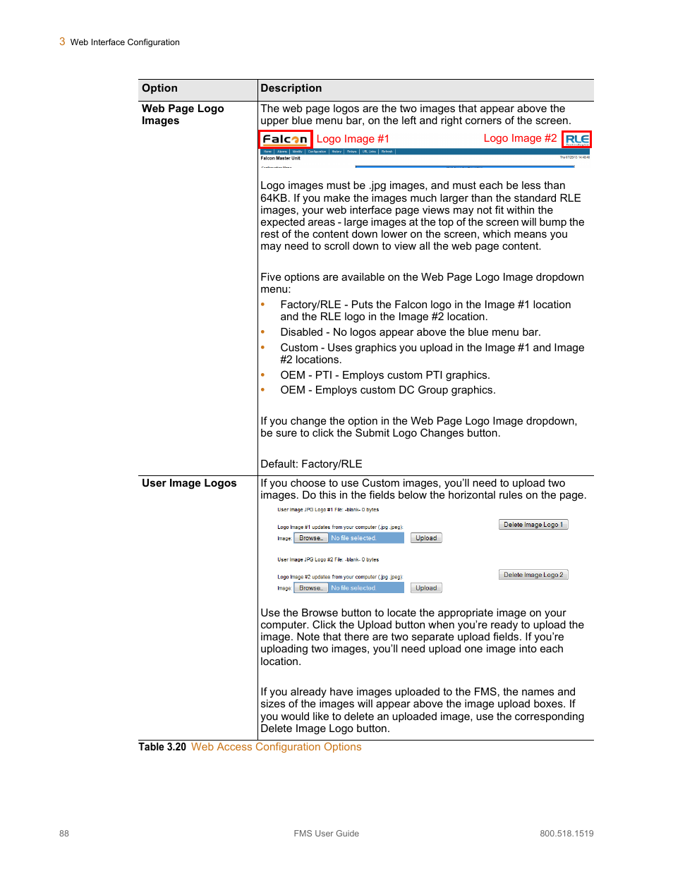RLE FMS V.1.13 User Manual | Page 88 / 226