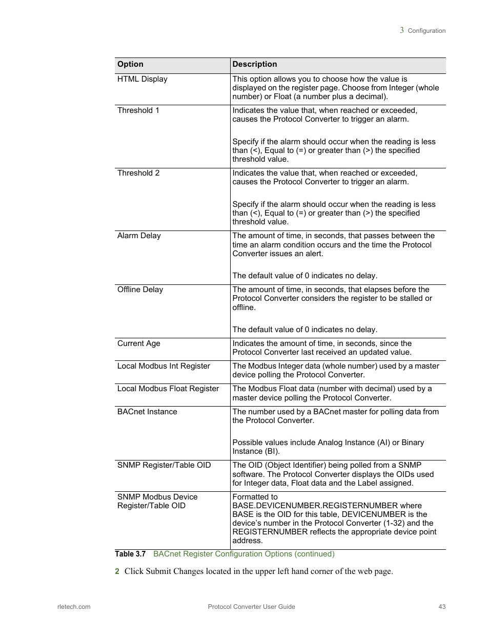 RLE Protocol Converter V.2.4 User Manual | Page 43 / 70