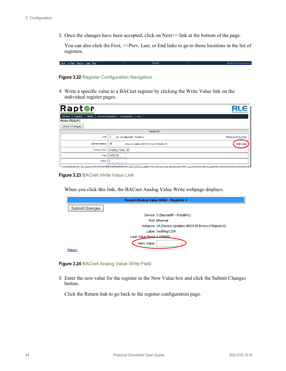 RLE Protocol Converter V.2.4 User Manual | Page 44 / 70