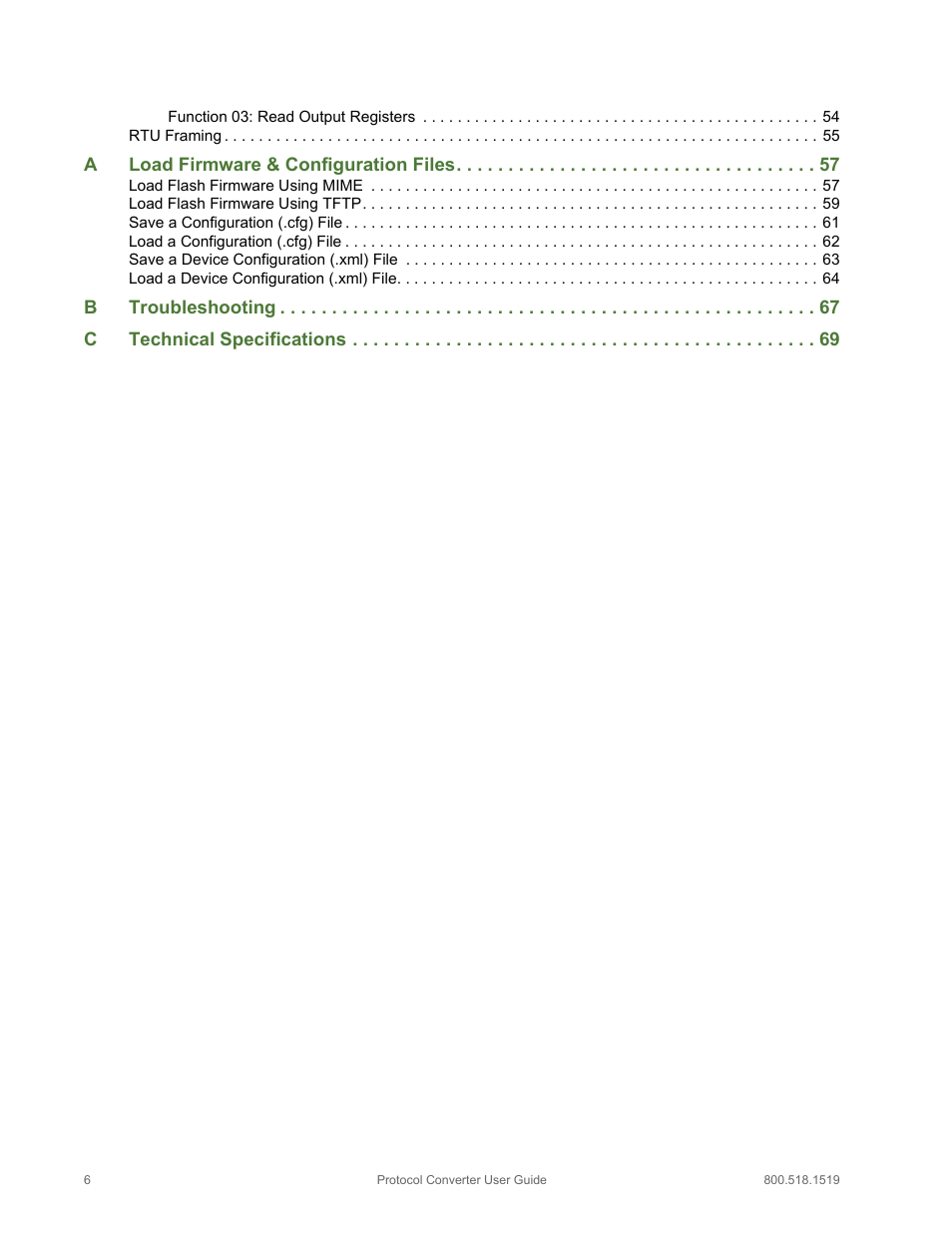 RLE Protocol Converter V.2.4 User Manual | Page 6 / 70
