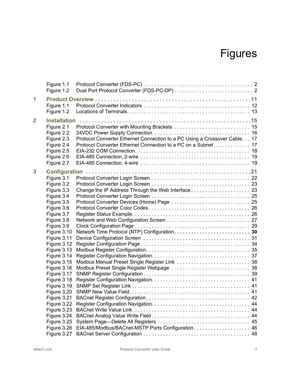 Figures | RLE Protocol Converter V.2.4 User Manual | Page 7 / 70