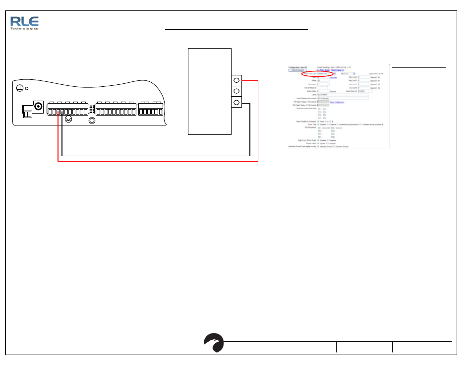 Pfm fms integration, Fms sensor wiring guide, Figure 6.1: fms wiring | Cnc no | RLE FMS User Manual | Page 6 / 16