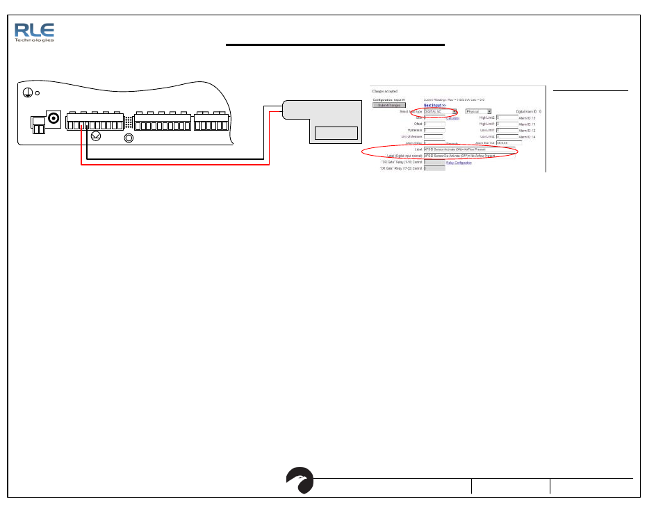 Afs-d, Afs-d fms integration, Fms sensor wiring guide | Figure 9.1: fms wiring | RLE FMS User Manual | Page 9 / 16