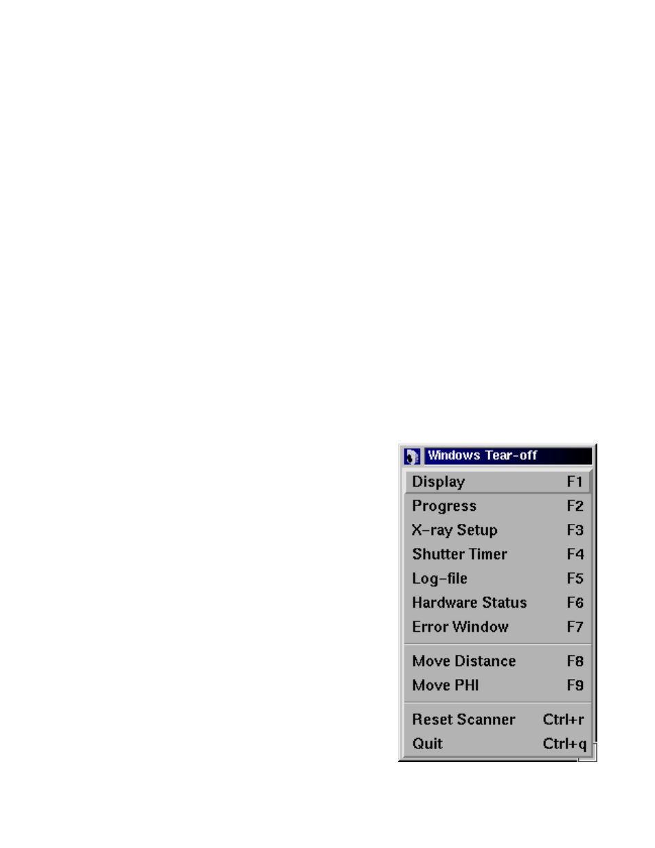 2 menu bar | Compaq Graphical User Interface mar345 User Manual | Page 10 / 40