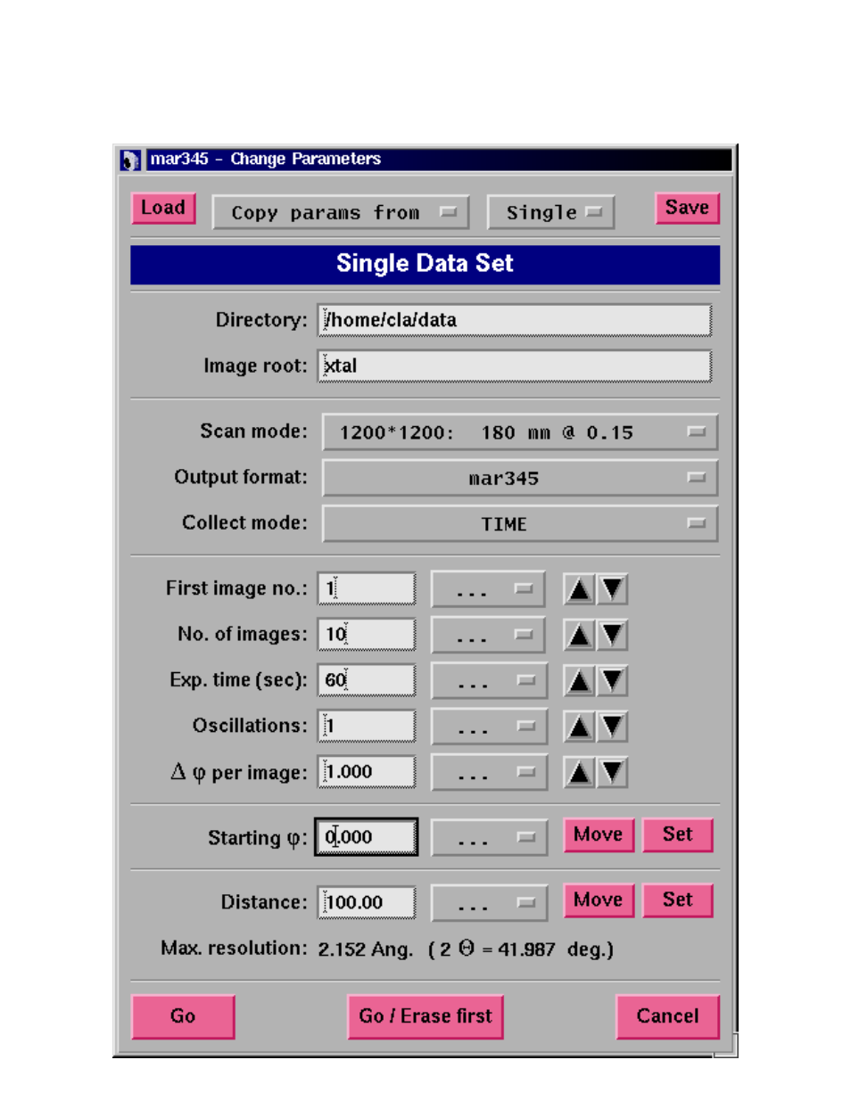 5 editing data collection parameters | Compaq Graphical User Interface mar345 User Manual | Page 13 / 40