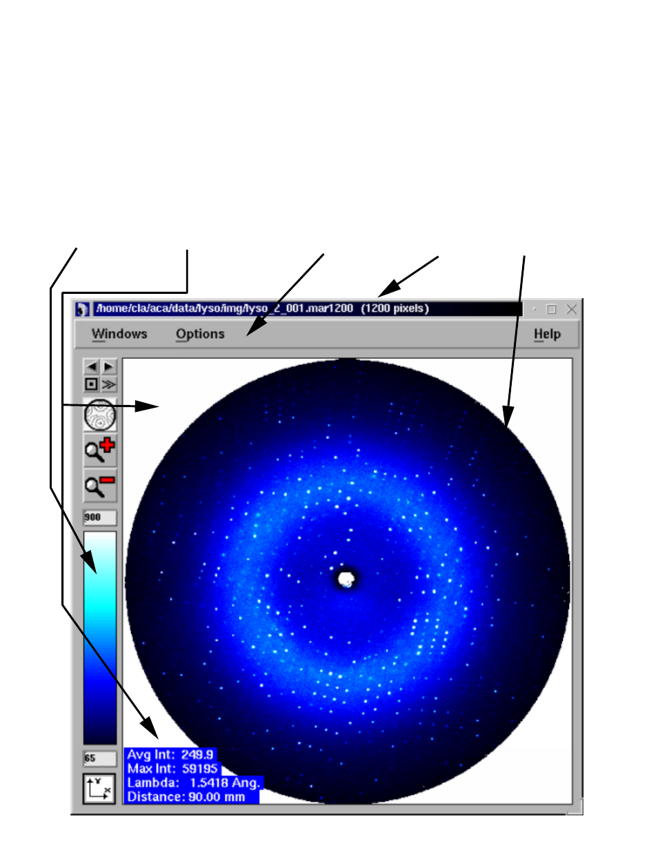 Image display, 1 display window | Compaq Graphical User Interface mar345 User Manual | Page 24 / 40