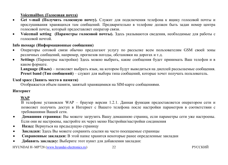 Hyundai H-MP728 User Manual | Page 21 / 41