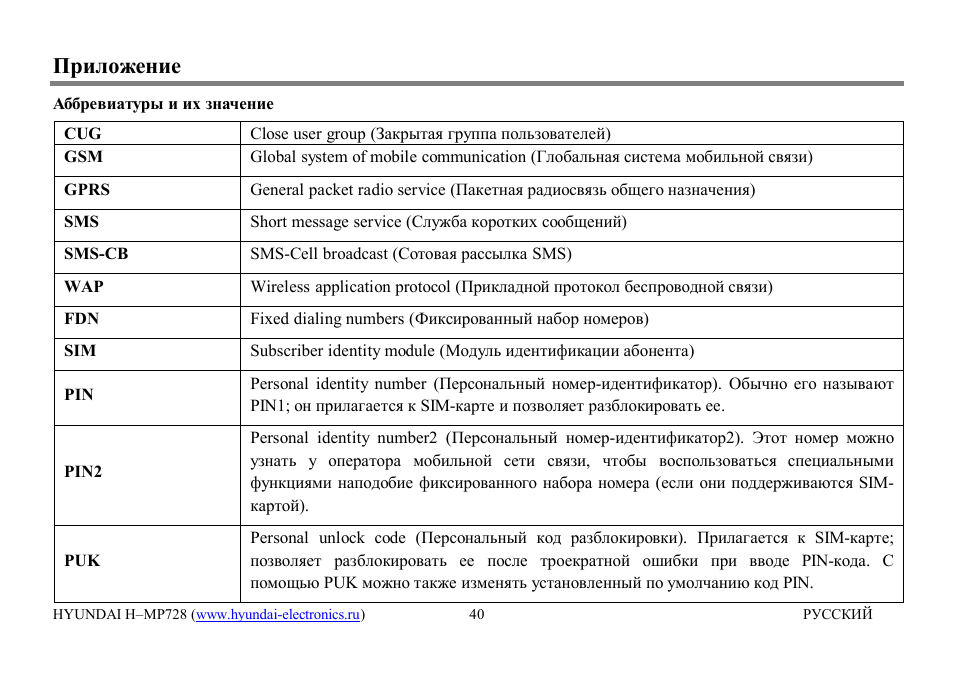 Hyundai H-MP728 User Manual | Page 39 / 41