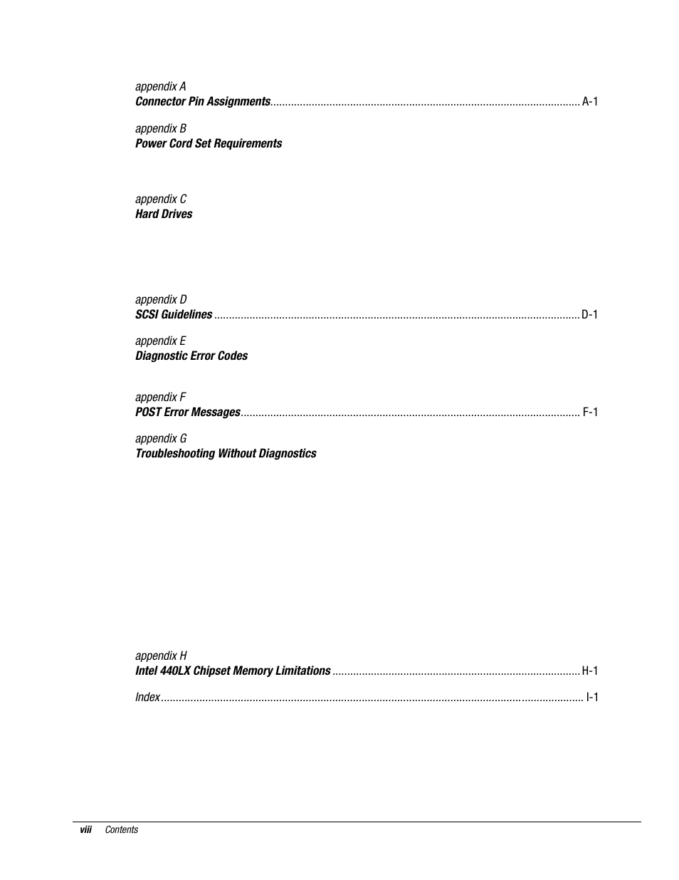 Compaq Deskpro 2000 User Manual | Page 10 / 269