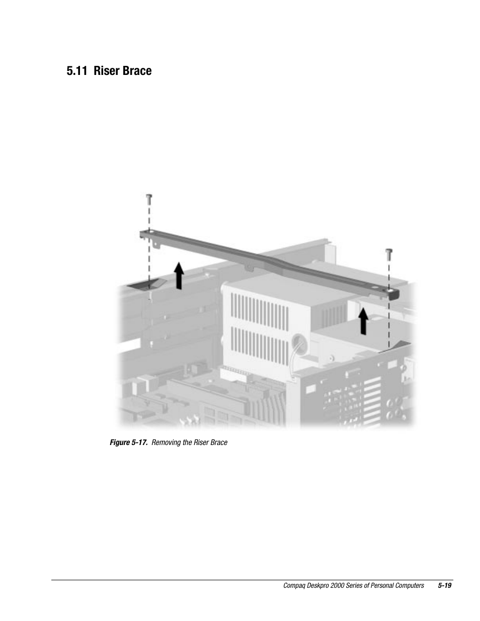 11 riser brace | Compaq Deskpro 2000 User Manual | Page 119 / 269