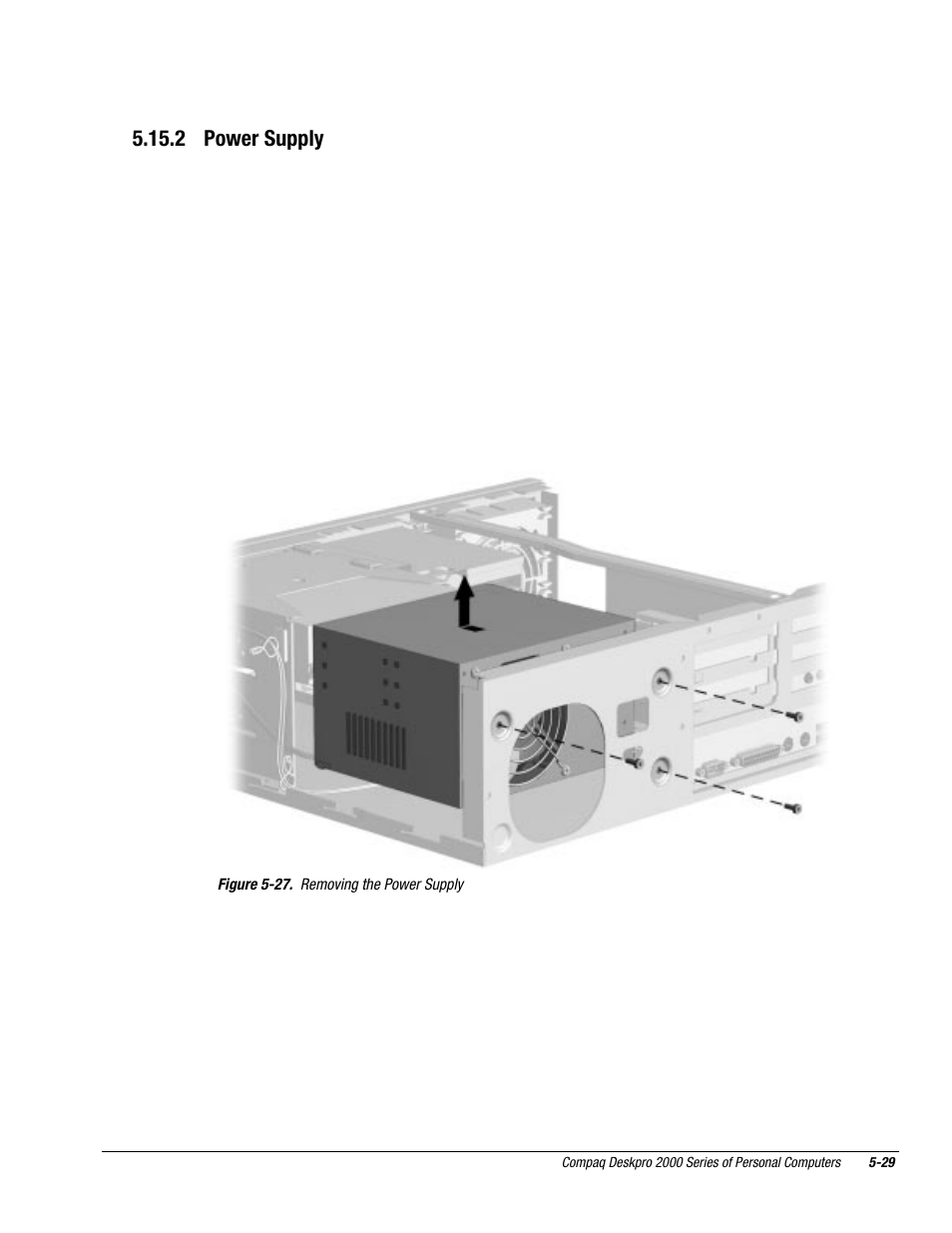 2 power supply | Compaq Deskpro 2000 User Manual | Page 129 / 269