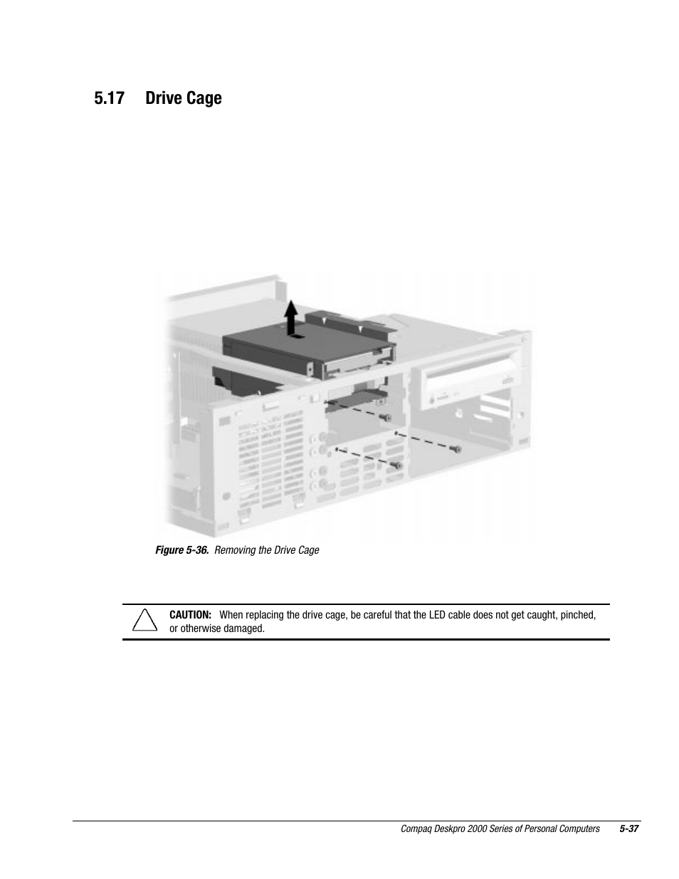 17 drive cage | Compaq Deskpro 2000 User Manual | Page 137 / 269
