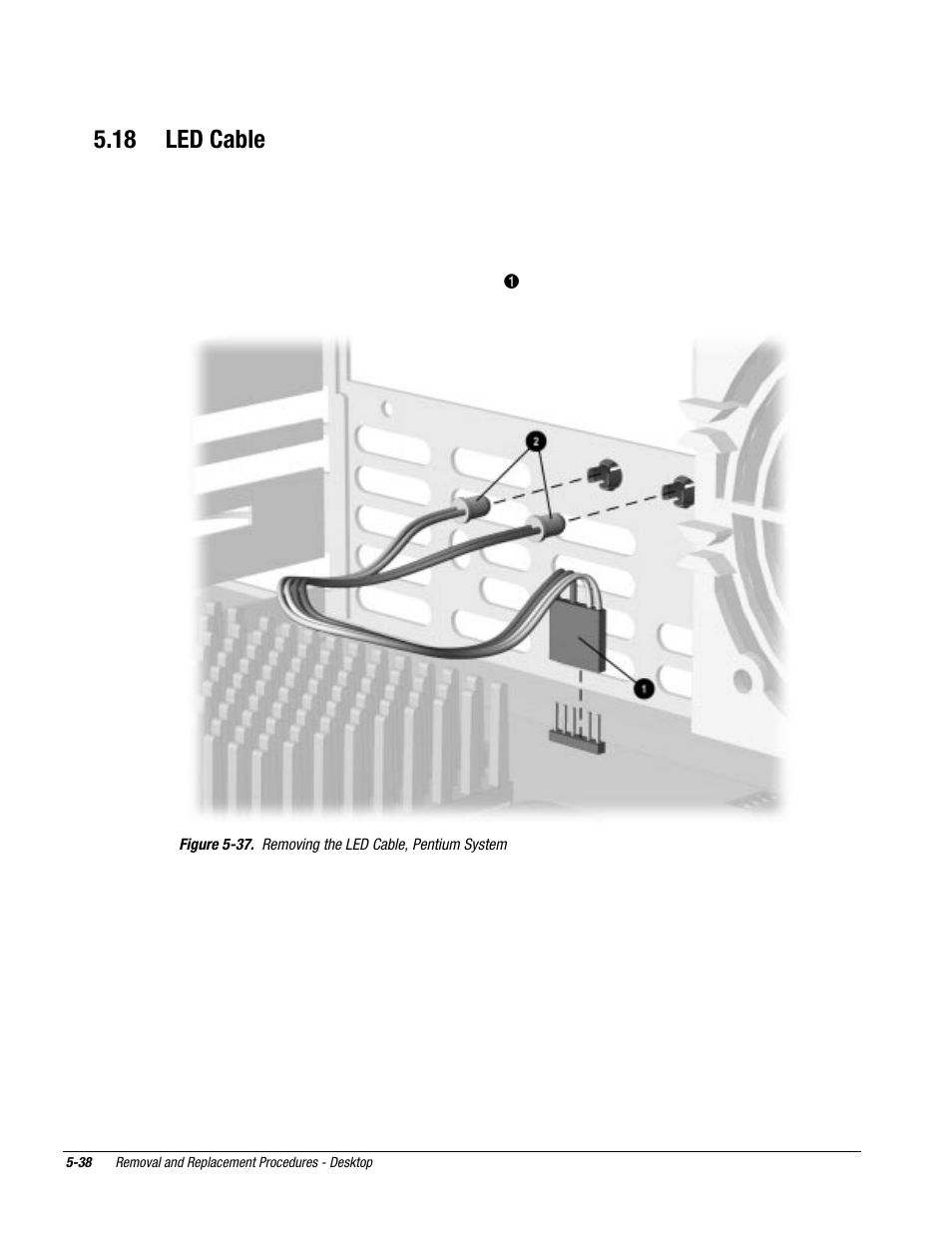 18 led cable | Compaq Deskpro 2000 User Manual | Page 138 / 269