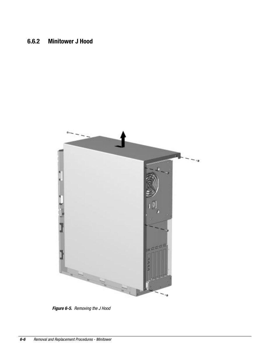 2 minitower j hood | Compaq Deskpro 2000 User Manual | Page 148 / 269