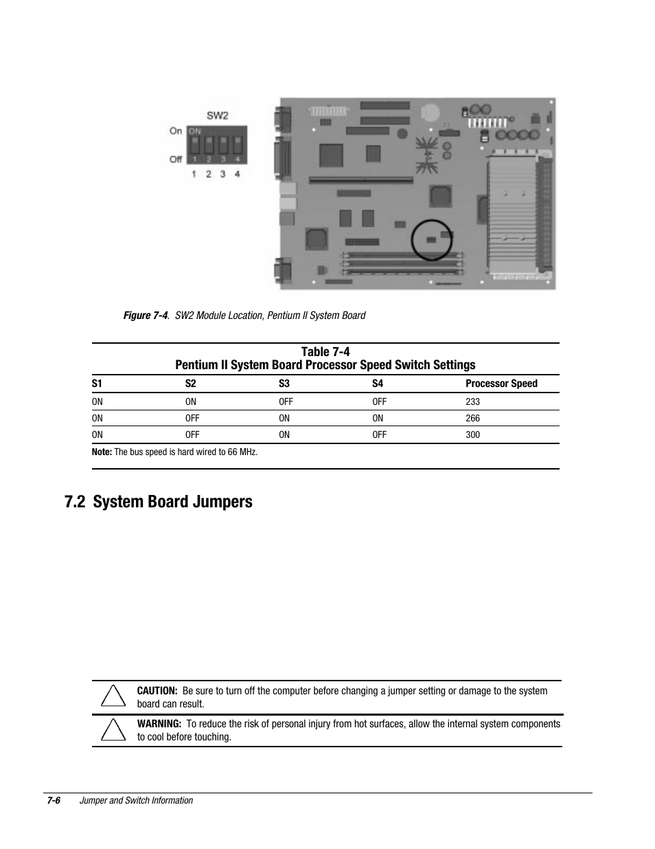 2 system board jumpers | Compaq Deskpro 2000 User Manual | Page 189 / 269