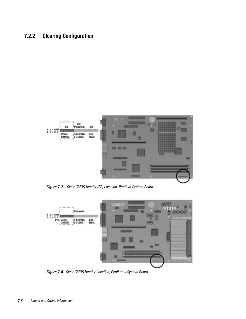 2 clearing configuration | Compaq Deskpro 2000 User Manual | Page 191 / 269