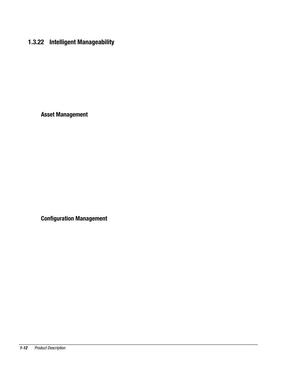 22 intelligent manageability, Asset management, Configuration management | Compaq Deskpro 2000 User Manual | Page 24 / 269