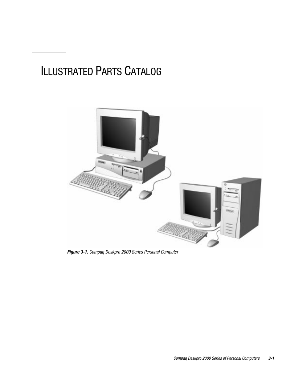 Illustrated parts catalog, Chapter | Compaq Deskpro 2000 User Manual | Page 66 / 269