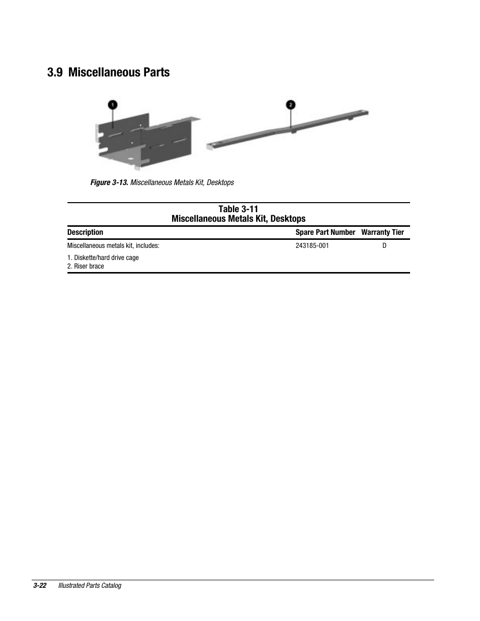 9 miscellaneous parts | Compaq Deskpro 2000 User Manual | Page 87 / 269