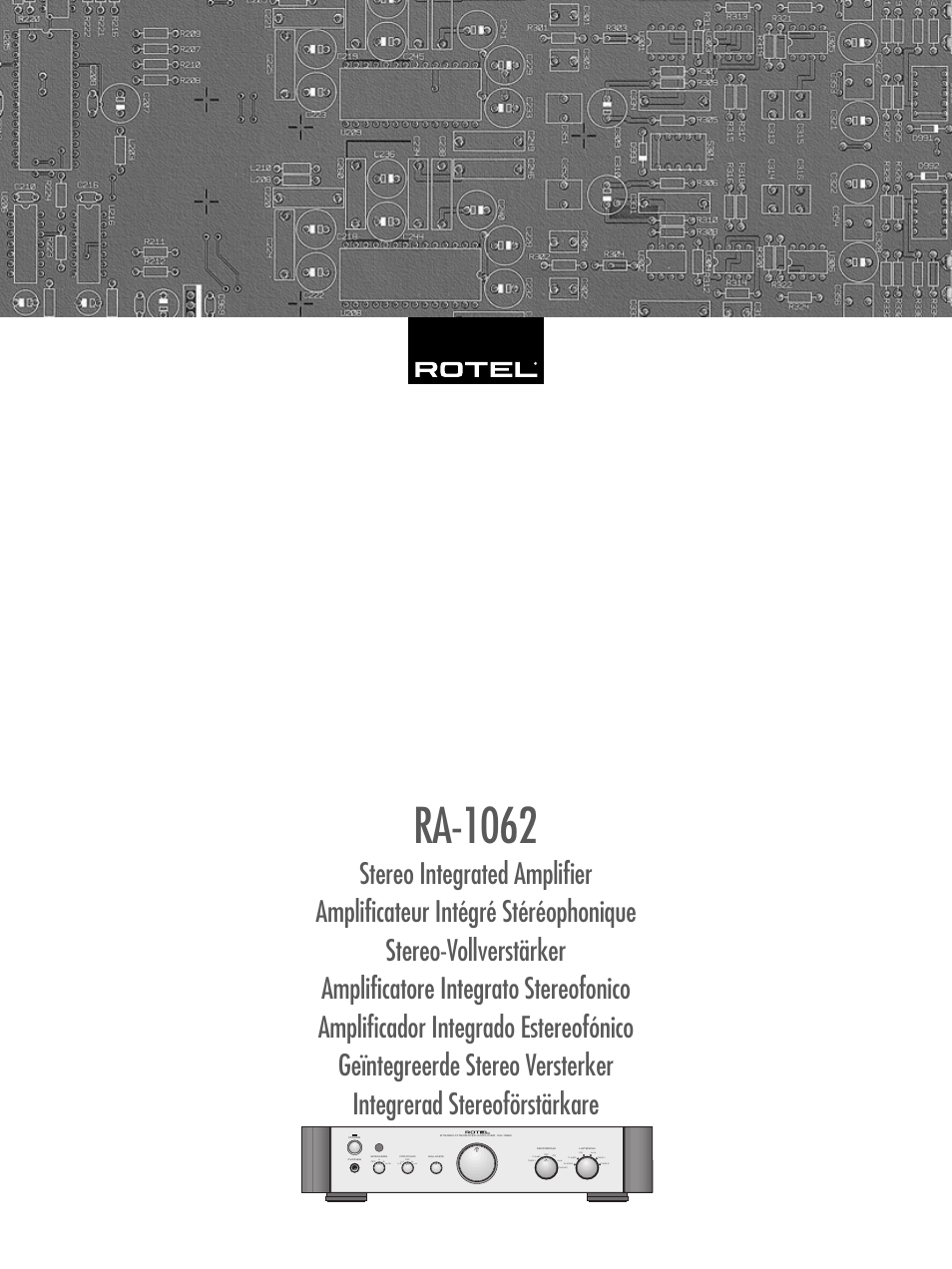 ROTEL RA-1062 User Manual | 46 pages