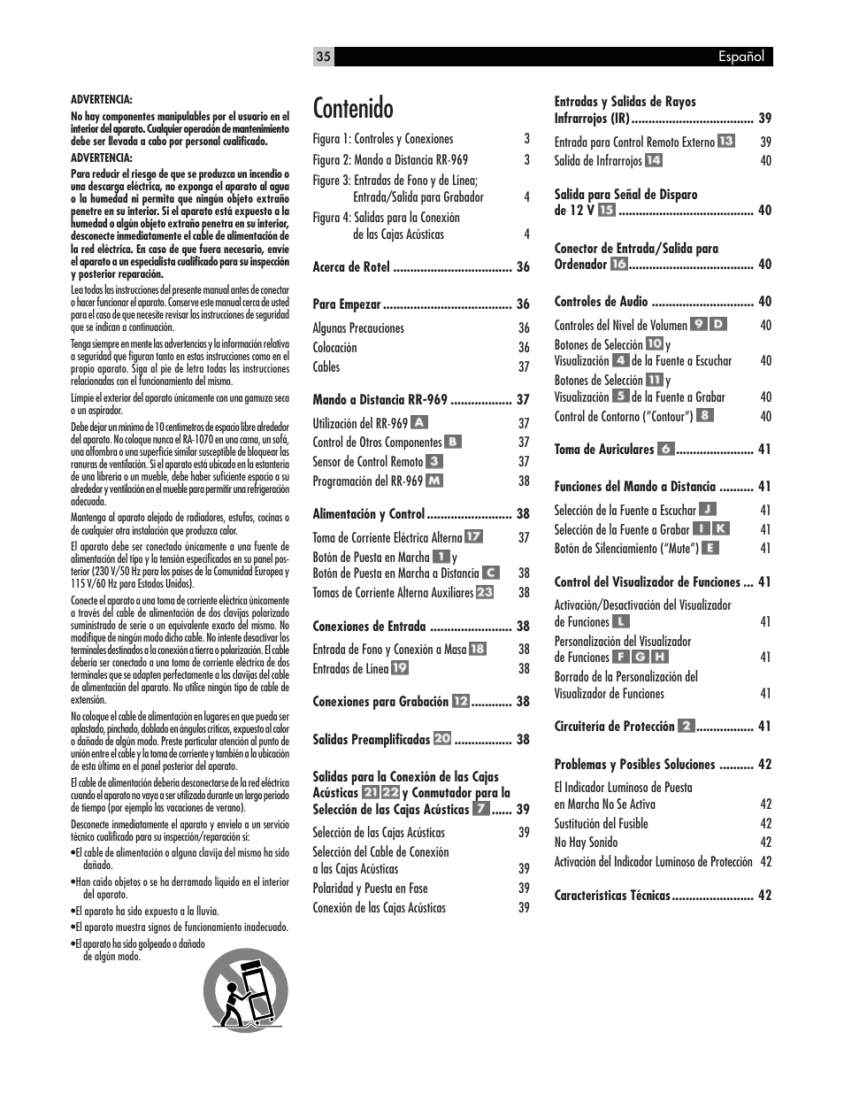 ROTEL RA-1070 User Manual | Page 35 / 50