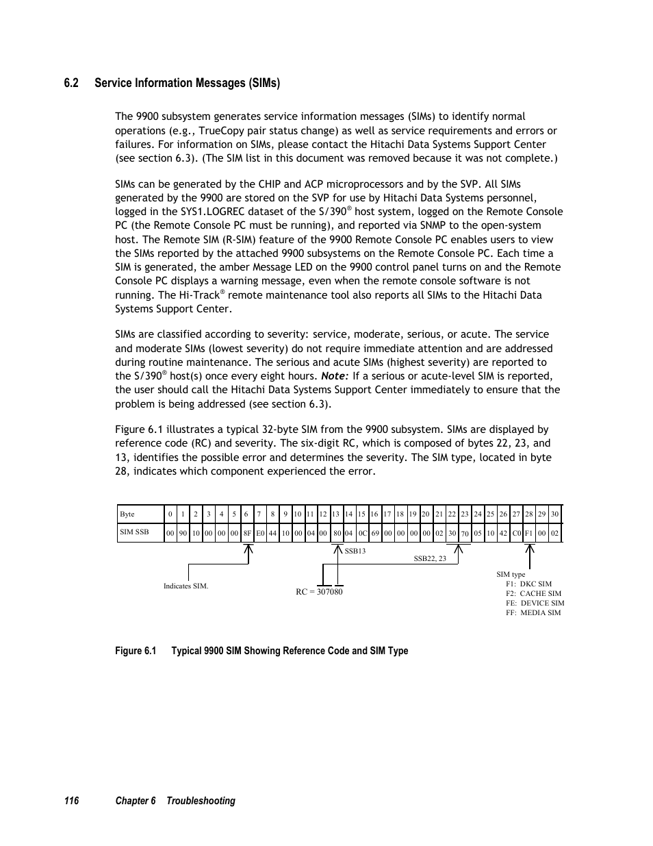 2 service information messages (sims) | Compaq 9900 User Manual | Page 130 / 138