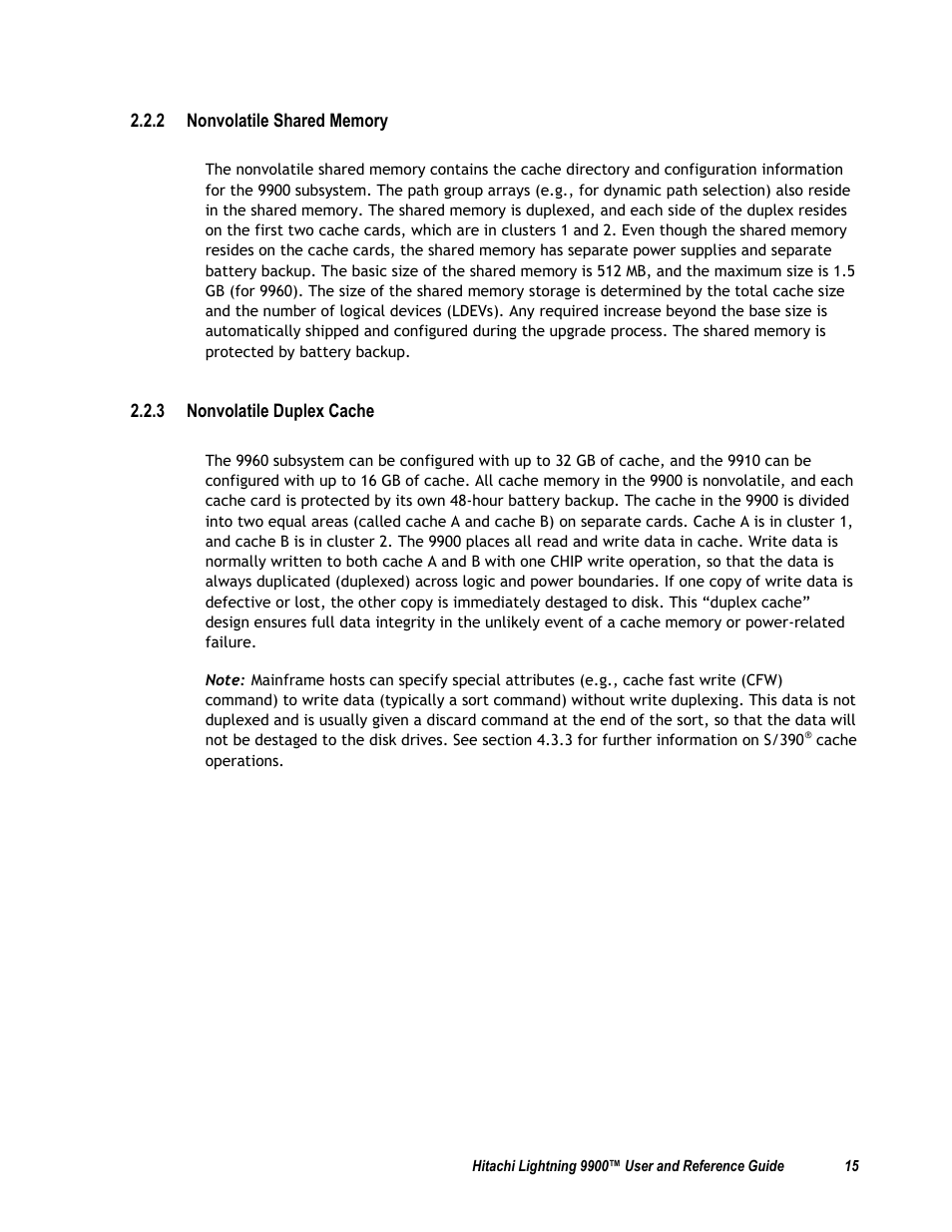 3 nonvolatile duplex cache | Compaq 9900 User Manual | Page 29 / 138