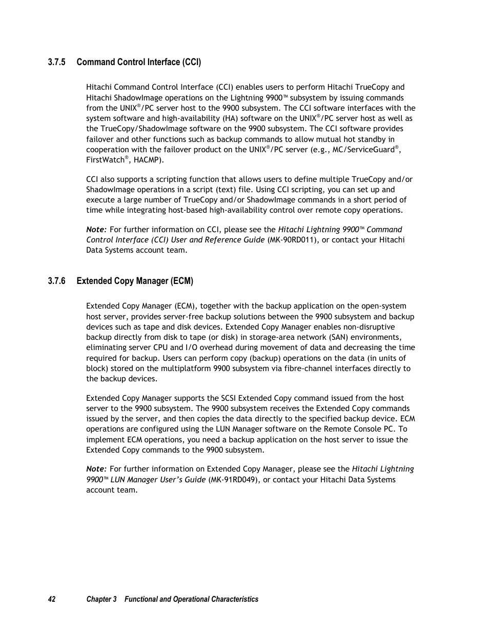 6 extended copy manager (ecm), 5 command control interface (cci) | Compaq 9900 User Manual | Page 56 / 138