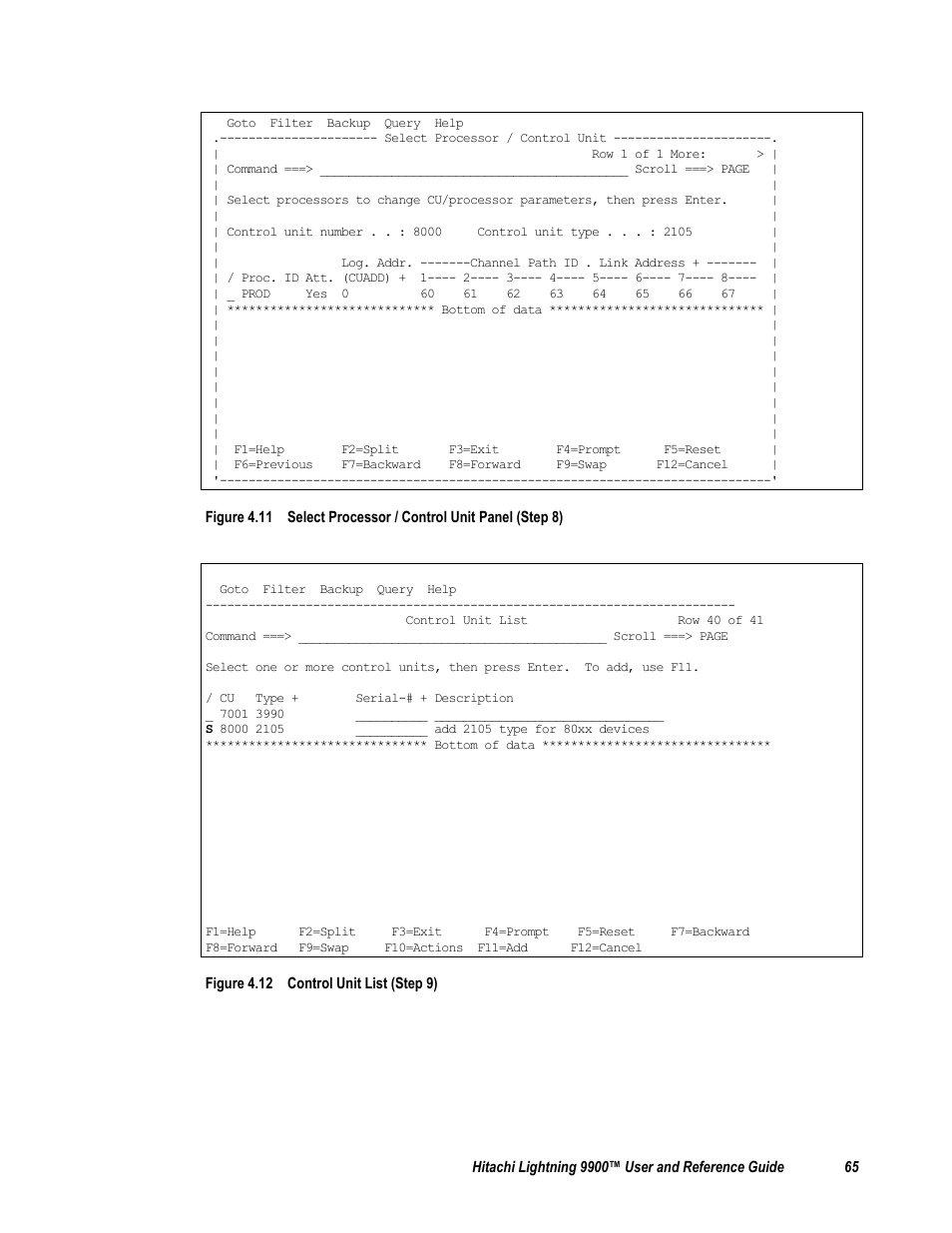 Figure 4.12 control unit list (step 9) | Compaq 9900 User Manual | Page 79 / 138