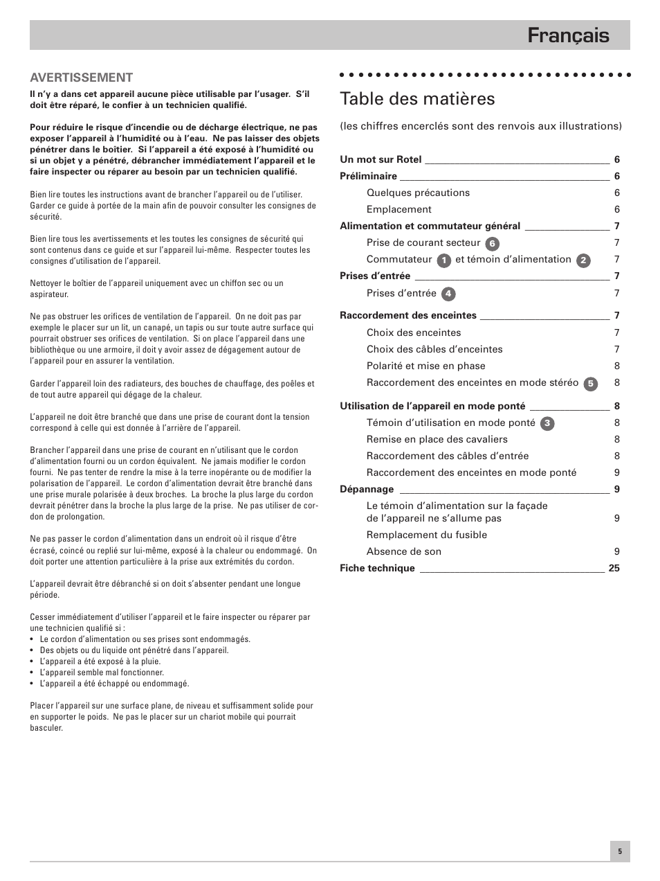 ROTEL RB971 User Manual | Page 9 / 30