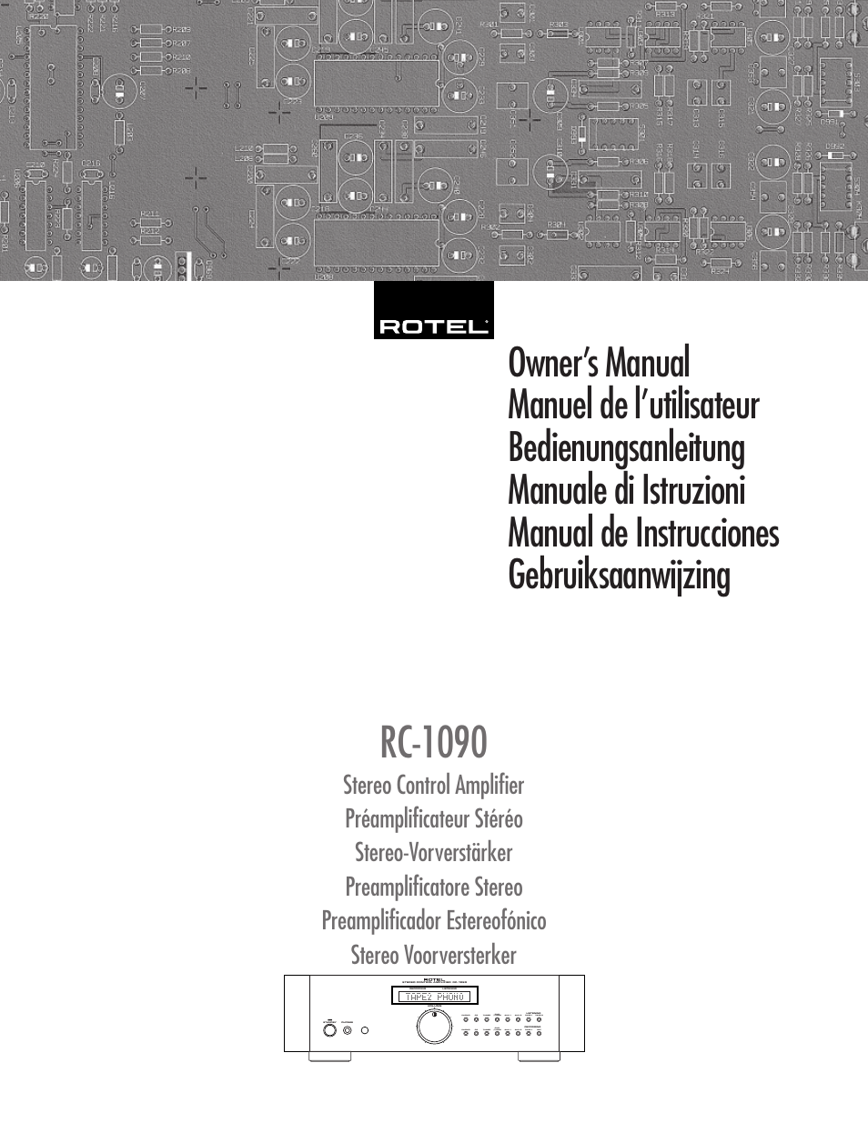 ROTEL RC1090 User Manual | 46 pages