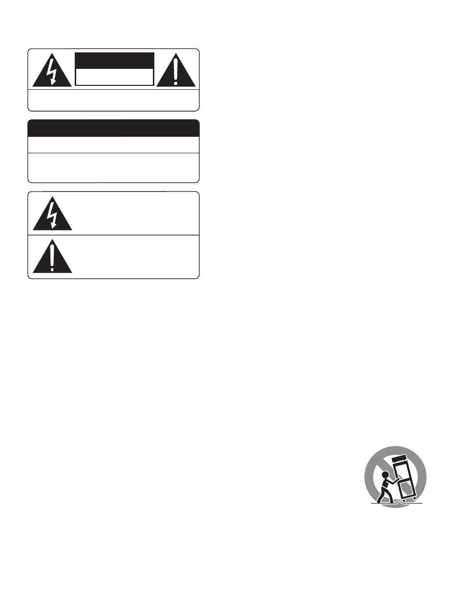 Caution | ROTEL RCC955 User Manual | Page 2 / 54