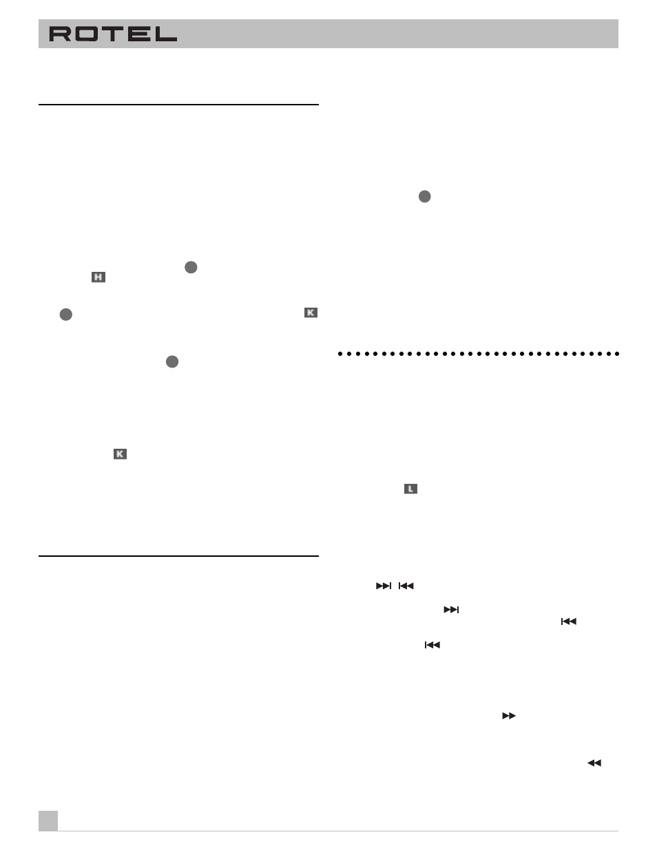 Die wiedergabe gespeicherter titel, Hinzufügen eines titels zu einem programm, Review-taste | ROTEL RCC955 User Manual | Page 32 / 54
